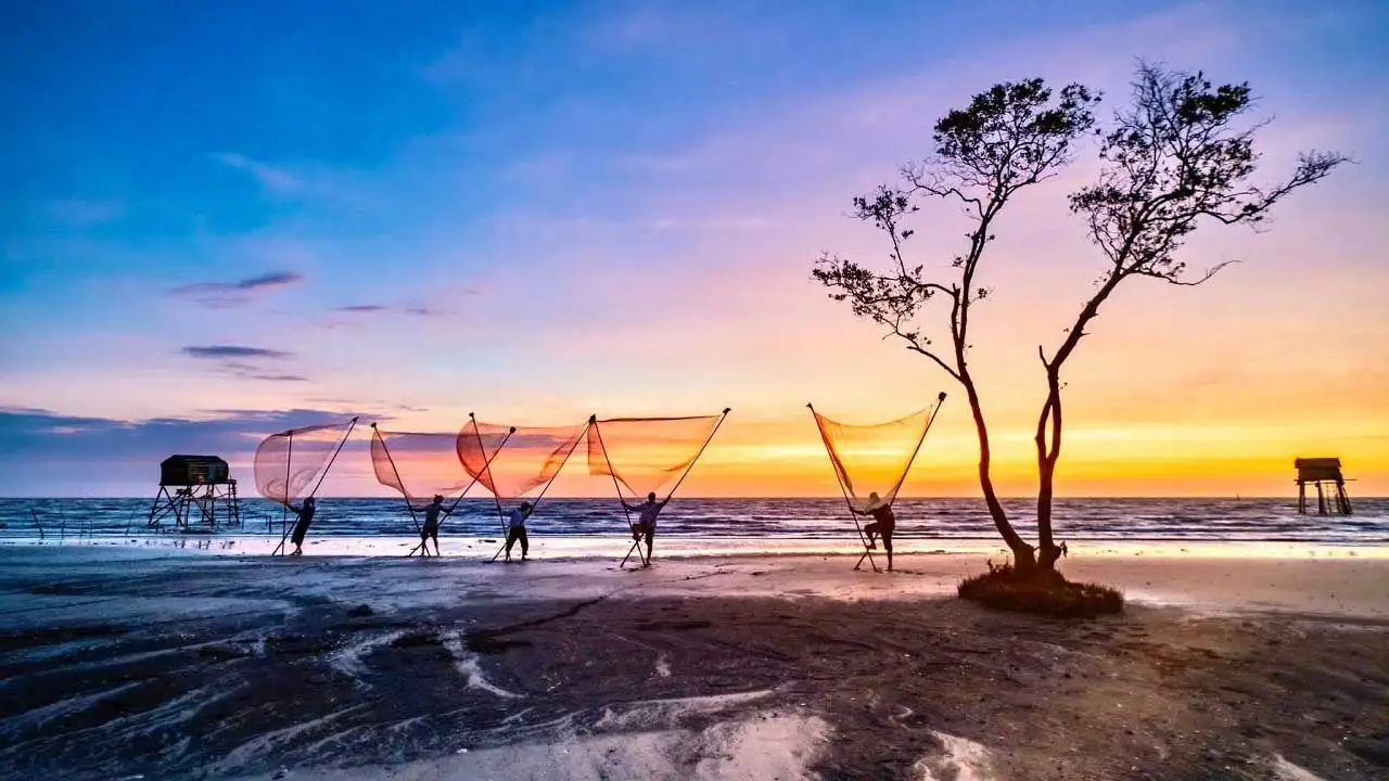 在 Tan Thanh 海滩寻找宁静的空间