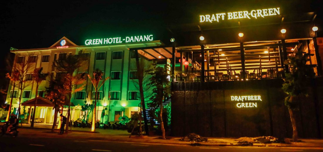 Không gian xanh của Green Hotel Danang