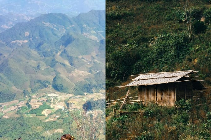 山上的自然风光也根据一年四季的四个季节而变化