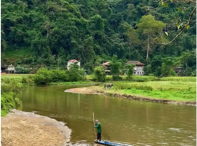 Ancient stilt houses are hidden among the mountains and forests of Bac Kan.