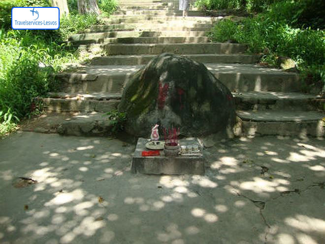 平阳市一座拥有 400 年历史的宝塔，山顶上有一块“神奇的石头”