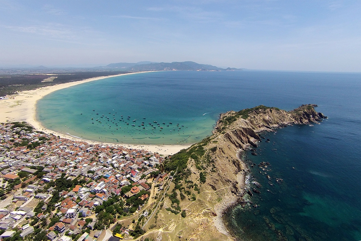 Quan Lan Island seen from above