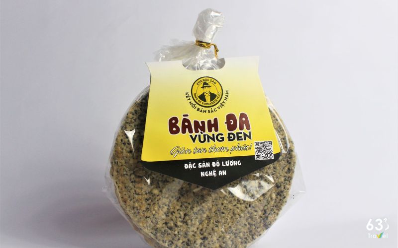 Bánh đa vừng đen Đô Lương - đặc sản Nghệ An mua làm quà