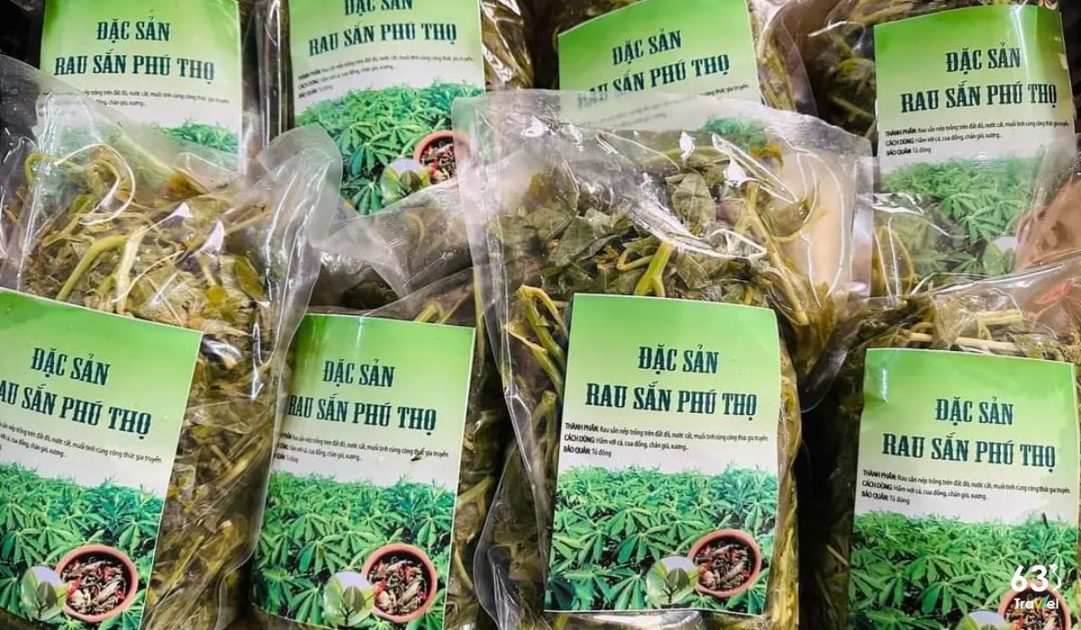 Rau sắn chua Phú Thọ- Đặc sản ẩm thực hương vị quê hương Đất Tổ