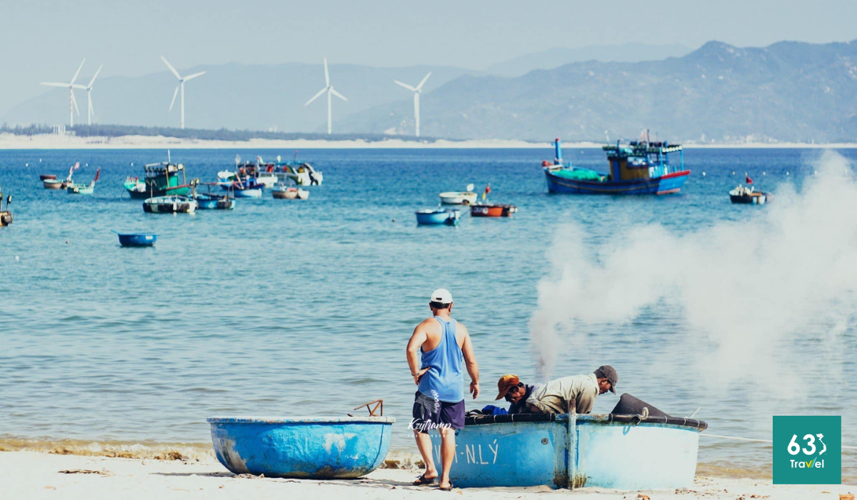 Vẻ đẹp bình yên nơi làng chài Nhơn Lý