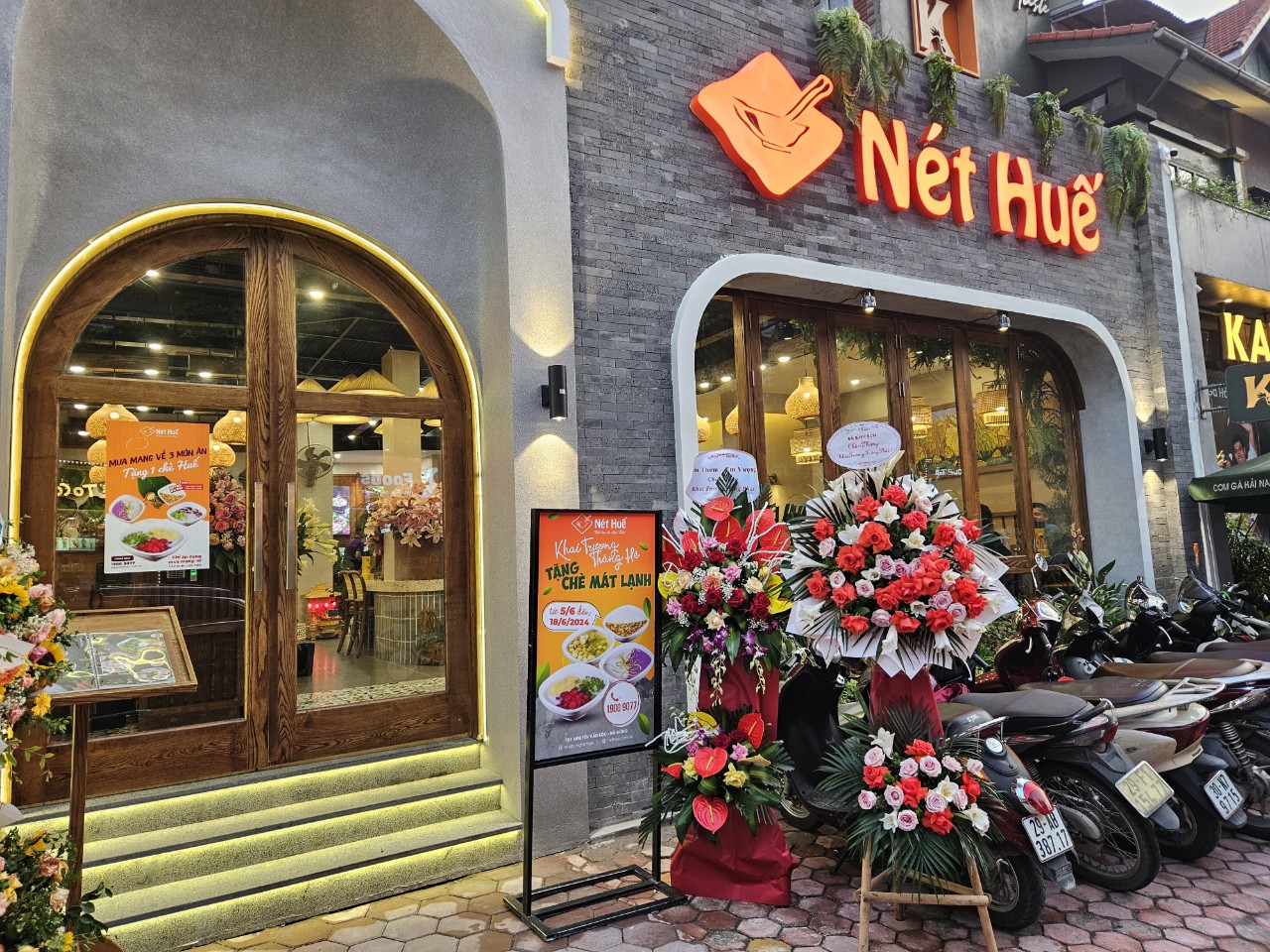 Net Hue Lang Ha 餐厅。