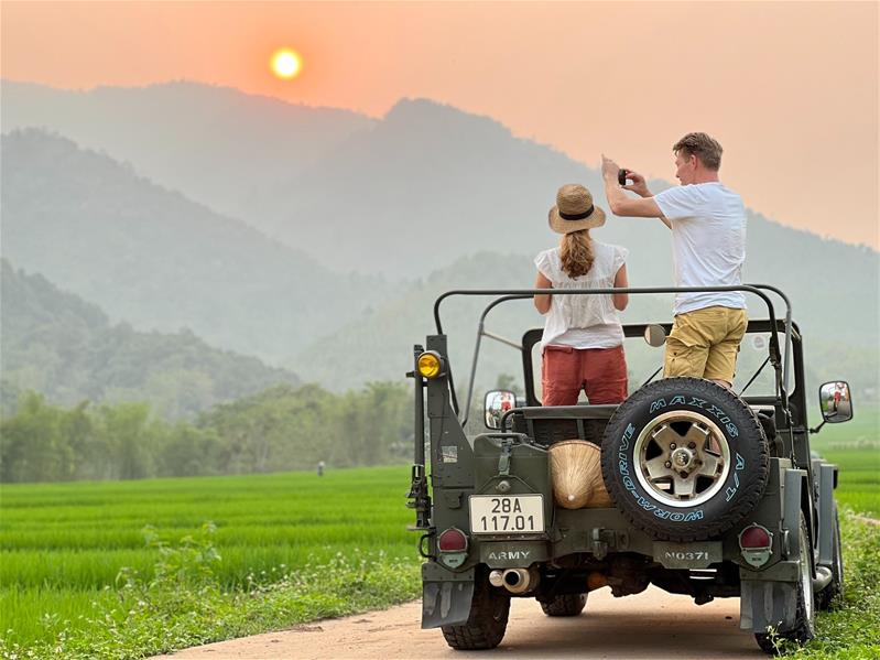 北部：Van Ho - Moc Chau - Mai Chau - 西北身份传播的地方（体验五星级 Avana Retreat 服务）