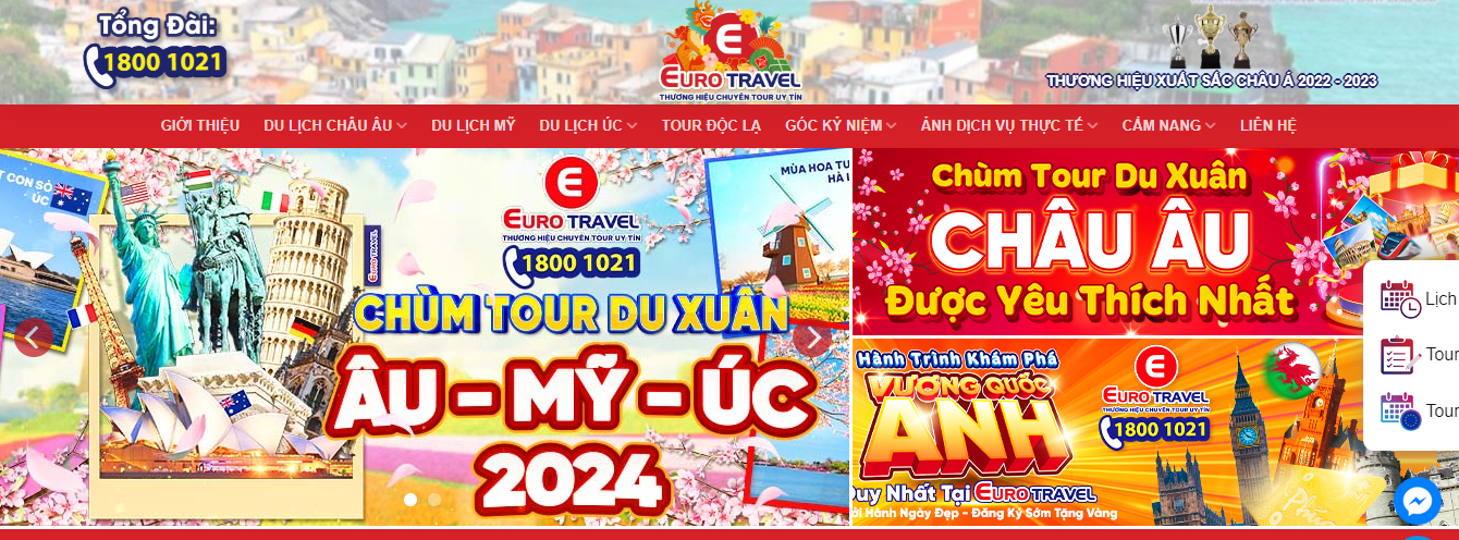 Công ty du lịch Châu Âu Euro Travel