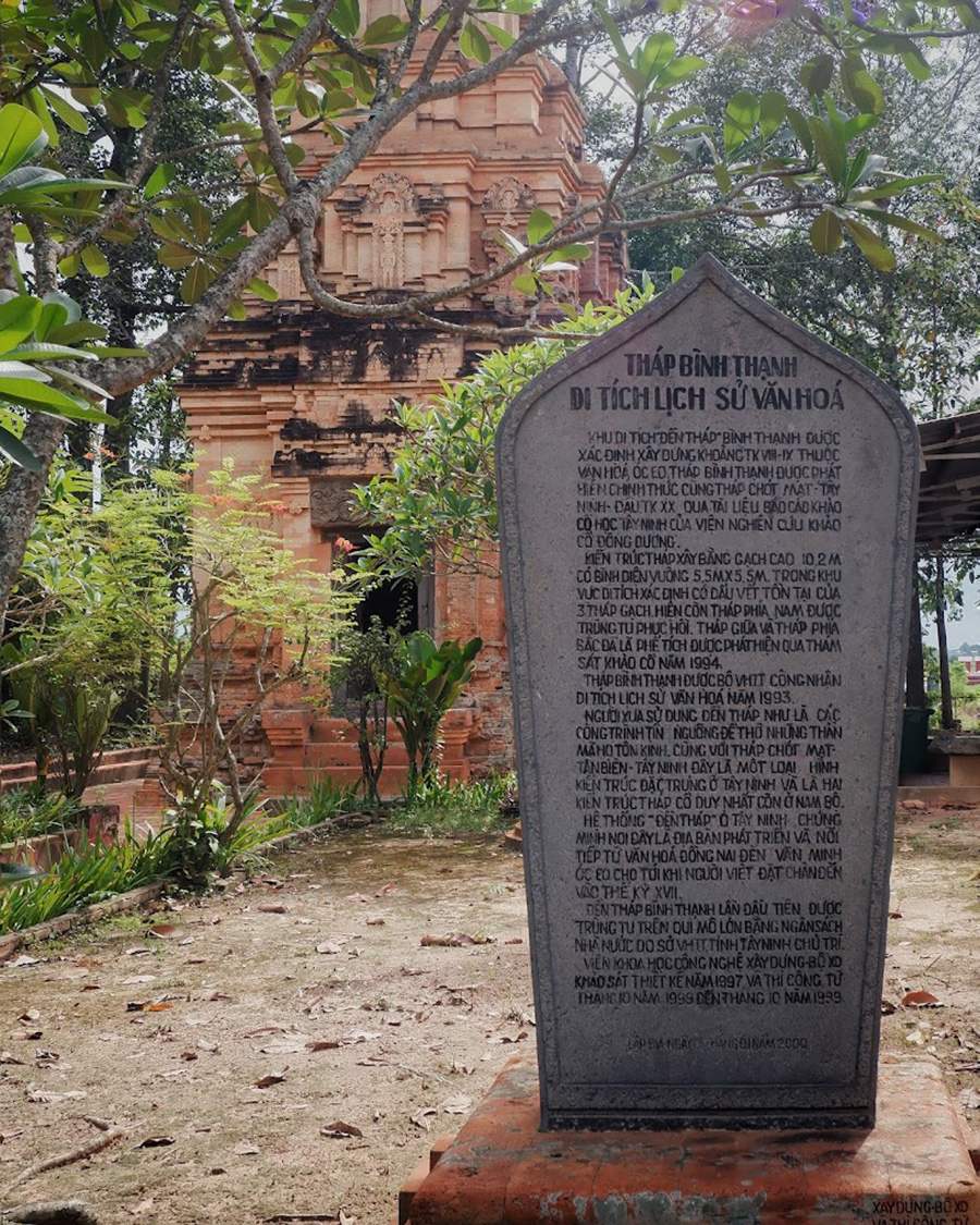 Binh Thanh Ancient Tower - a cultural and historical relic over a thousand years old in Tay Ninh