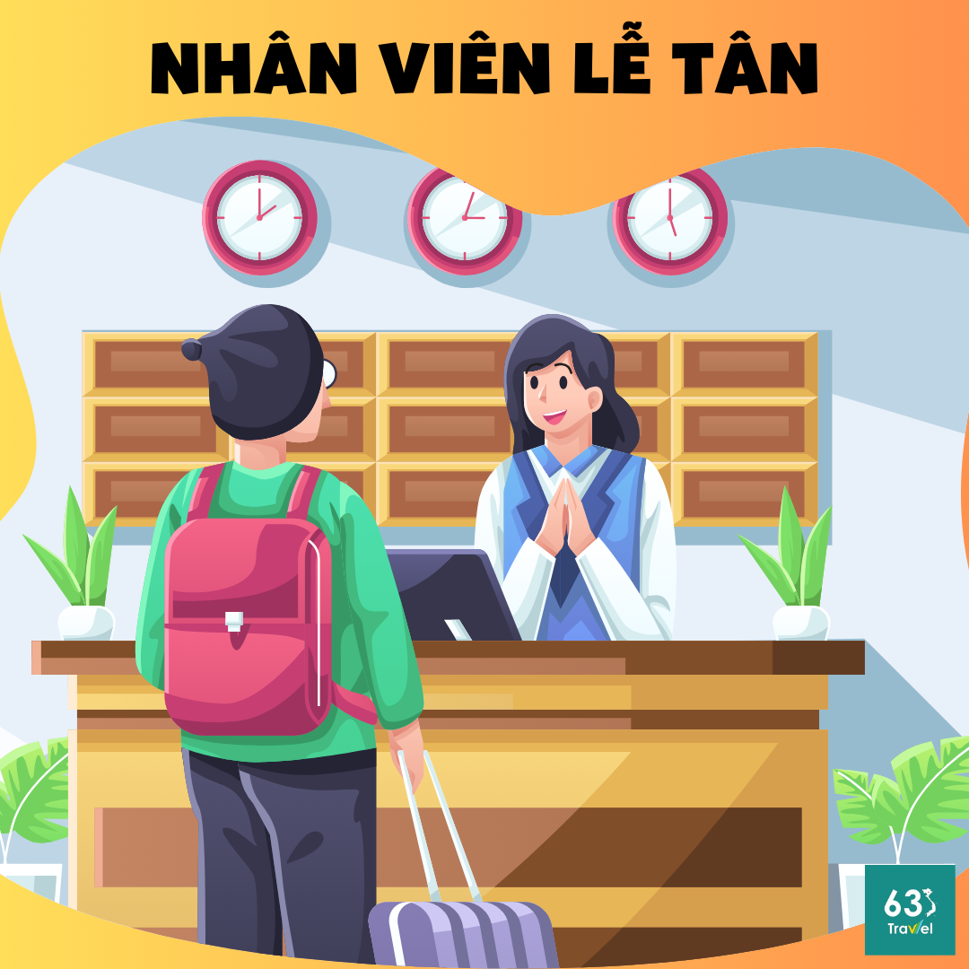 Tiếp đón du khách khi trở thành một lễ tân của khách sạn/nhà hàng