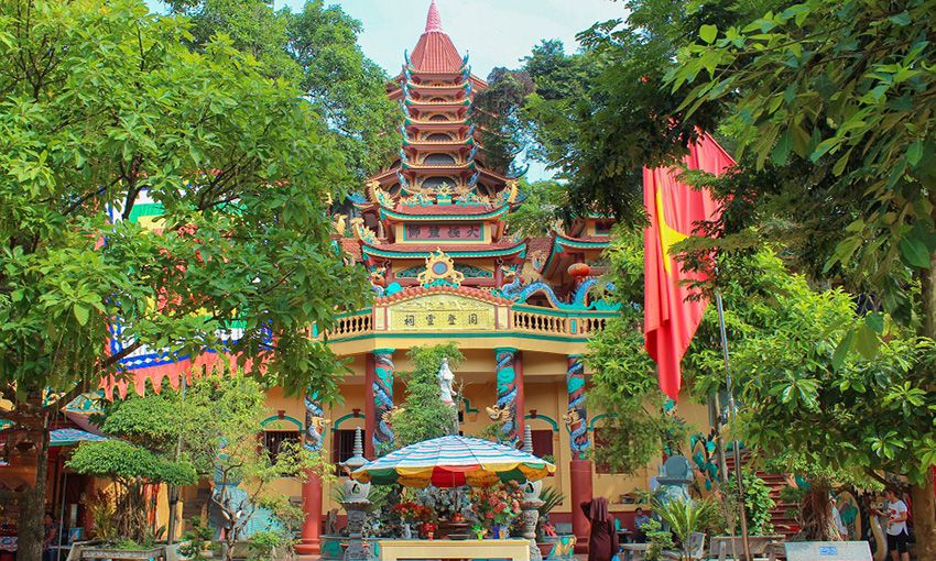 Mother Dong Dang Temple beautiful day