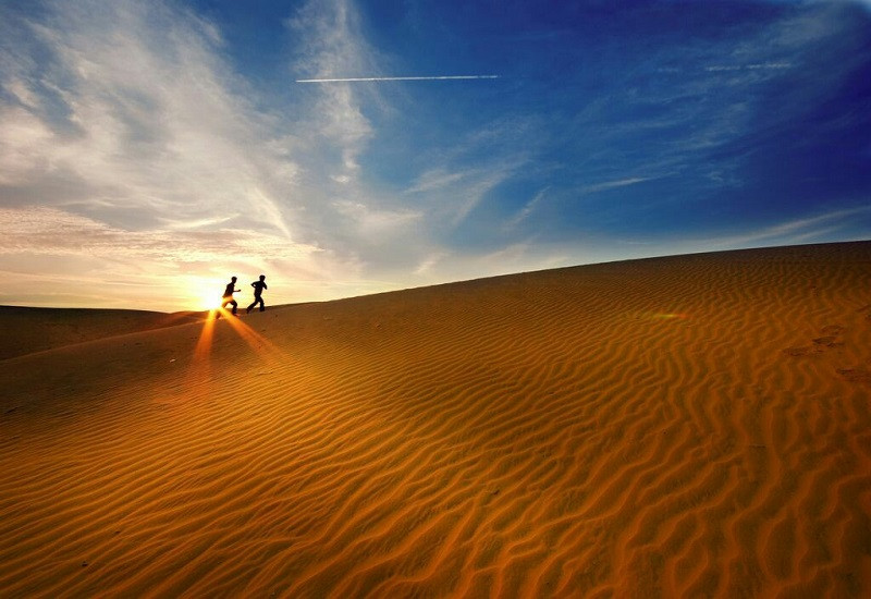 Nhi Ha sand dunes in Quang Tri, like many other sand dunes in the central region, are sunny and arid. But sand dunes also have unique values ​​and experiences that few places can have.