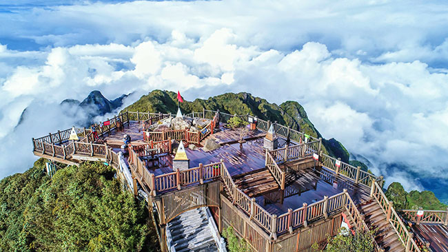 Fansipan Peak - Aerial view