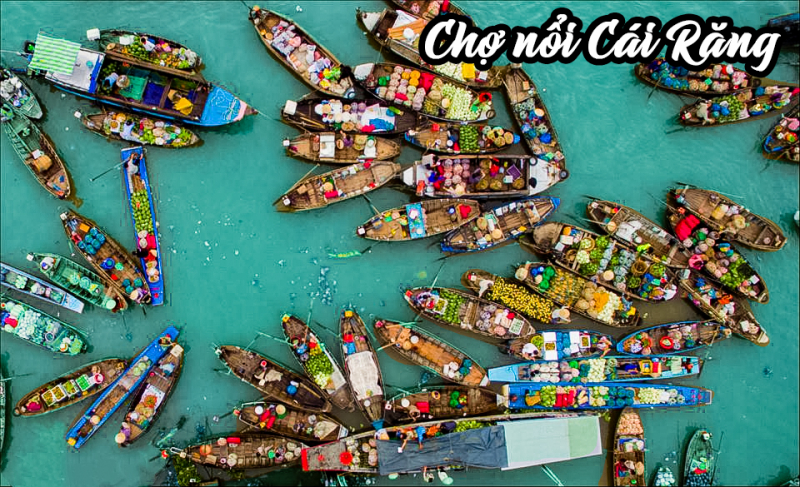 Cai Rang Can Tho floating market was recognized as a national intangible cultural heritage in 2016.