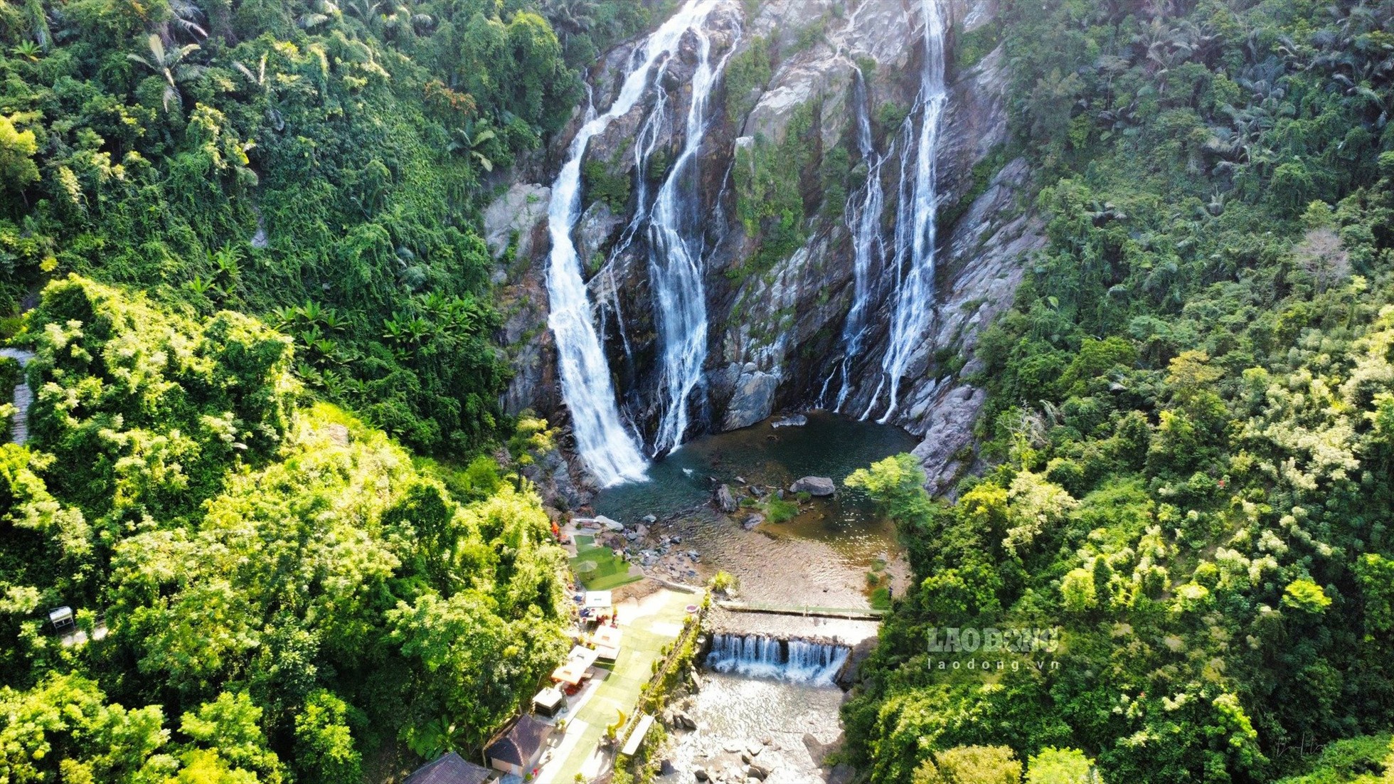 Minh Long white waterfall