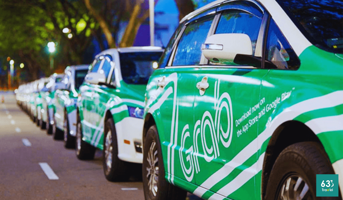 Grab Taxi là một trong những hãng taxi quen thuộc với mọi người 