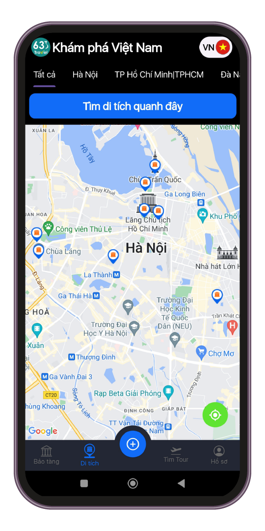 Số hóa thông tin di tích lịch sử tại 63 tỉnh thành Việt Nam trên Vietnam 63Stravel