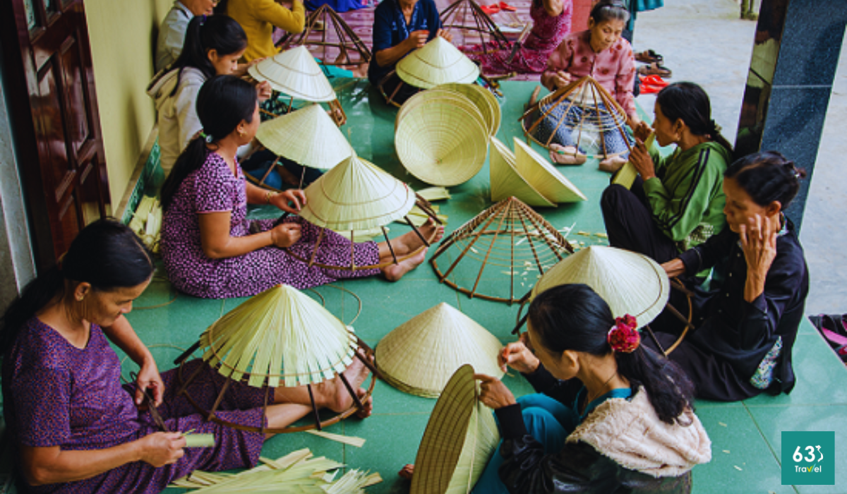 Thăm làng nghề nón lá Quy Hậu trăm tuổi ở Lệ Thủy - Quảng Bình