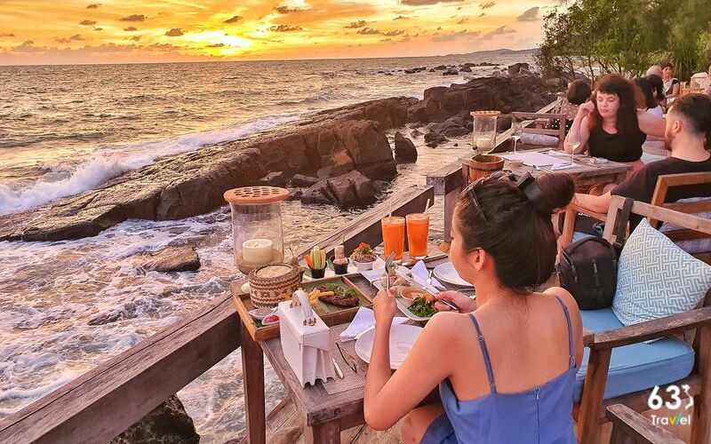 Du khách có thể check-in hoàng hôn tuyệt đẹp tại Mango Bay Resort