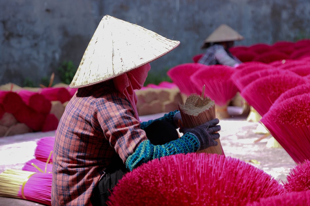 Làng hương xạ Cao Thôn.