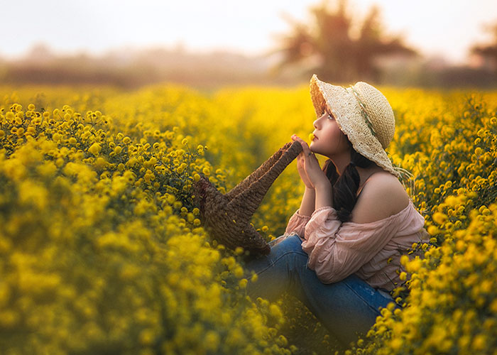 Vườn hoa quyến rũ biết bao tâm hồn người lữ khách phương xa