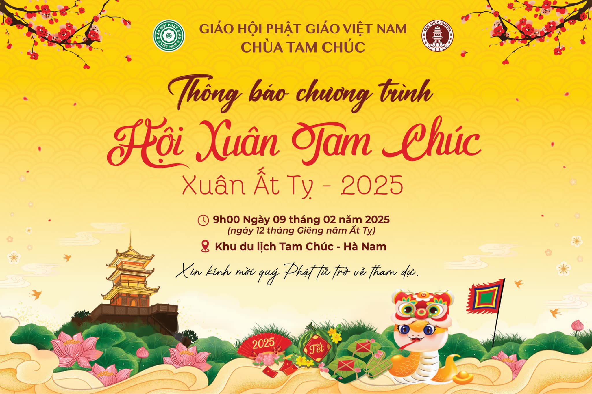 Hội xuân Tam Chúc 2025